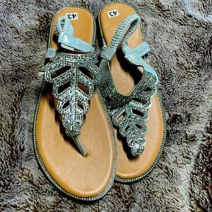 Rhinestone sandals
